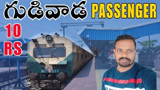 Machilipatnam to gudivada Passenger  Full Journey railway [upl. by Etnoled620]