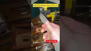 KERSHAW shuffle II solid EDC TANTO SUBSCRIBE for more knife 🔪 reviews [upl. by Eibot]