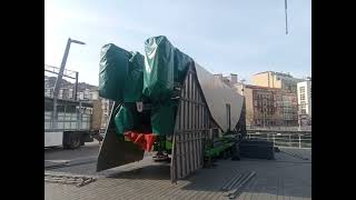 Montajes de atracciones de feria en Bilbao Jaiak Aratusteak 2024 [upl. by Margi]