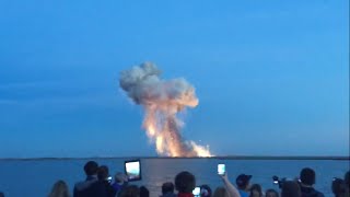 Wallops Island Launch Disaster 10282014 Very Intense HD [upl. by Aeynod214]