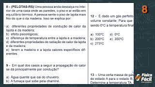 exercícios transformações gasosas e equação de clapeyron 720p [upl. by Orlantha]