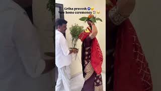 GRIHA PRAVESH  NEW HOME CEREMONEY newhome grihapravesh pujavlog grihapraveshpuja blessings [upl. by Kursh]