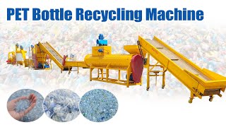 PET Bottle Recycling Machine  PET Flakes Washing Line  How to Clean PET Bottles [upl. by Leddy88]