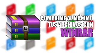 📁 ¿Archivos pesados  Como comprimir al máximo con WinRar 💊 [upl. by Aihcrop]