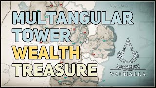 Multangular Tower Wealth Treasure Chests Assassins Creed Valhalla [upl. by Vergne201]