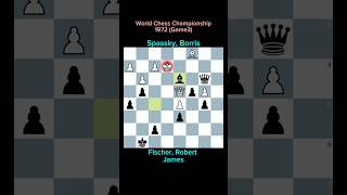 SPASSKY vs FISCHER WCC 1972 Game 3 [upl. by Aneeuqahs]