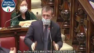 ANDREA DELMASTRO FDI quotBLOCCO DEGLI SFRATTI NESSUN RISARCIMENTO PER I PROPRIETARIquot [upl. by Nwahshar]