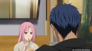 Kuroko no Basket funny moments Aomine and Momoi [upl. by Alleroif]