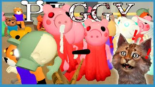 ROBLOX PIGGY INFECTION But With 100 Players [upl. by Yokum912]