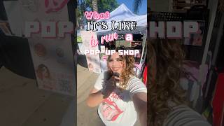 E75  what it’s like to run a pop up shop 🛒🛍️ dayinmylife nightmarket smallbizz cake [upl. by Nimra274]