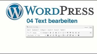 04 WP Text bearbeiten [upl. by Llemor]