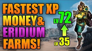 Borderlands 3  Fastest XP Money amp Eridium Farms  Get Endgame Ready Now [upl. by Ecinahs]