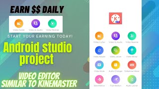 create video editing app in android studio like kinemaster  free source code [upl. by Asil293]