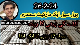 wholesale eggs market Samundrieggrateviralvideo [upl. by Aligna]