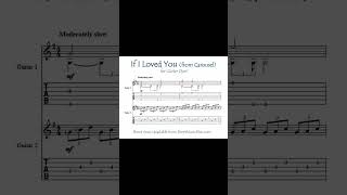 If I Loved You Short guitar duet [upl. by Ahsinaj]