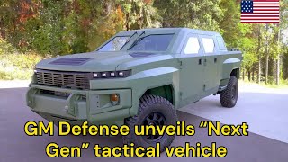 GM Defense unveils “Next Gen” tactical vehicle [upl. by Anilet]