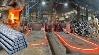 Worlds Best Making Rebar Steel In The Steel Mill  Process That You Never Seen Before [upl. by Herodias539]