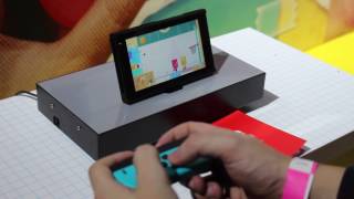 Nintendo Switch Snipperclips hands on footage [upl. by Monjan]