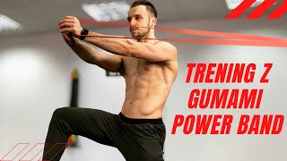 Trening z gumami POWER BAND Full Body Workout FBW  TRENUJ ONLINE [upl. by Bathulda]