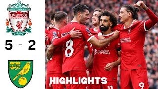 LIVERPOOL VS NORWICH CITY HIGHLIGHTS 4TH ROUND EMIRATES FA CUP 202324 [upl. by Dnalram750]