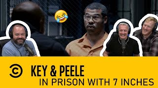 Key amp Peele  In Prison With Seven Inch REACTION  OFFICE BLOKES REACT [upl. by Kred729]