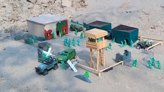 protection of General green army men stop motion video stopmotion animation [upl. by Alwyn618]