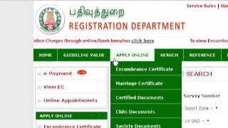 how to pay reg fees on online useing epayment in tnreginet [upl. by Nylzor]