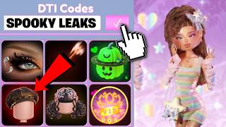 HOW TO GET ALL 20 NEW HALLOWEEN CODES AND FREE VIP IN DRESS TO IMPRESS [upl. by Neffets894]