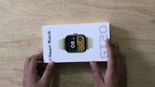 Unboxing GT20 smart watch smartwatch [upl. by Cher]