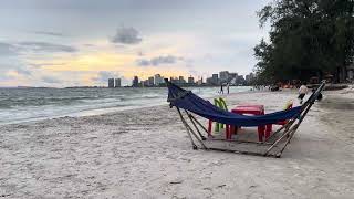 Ochheuteal Beach in Sihanoukville Cambodia Travel [upl. by Tor28]