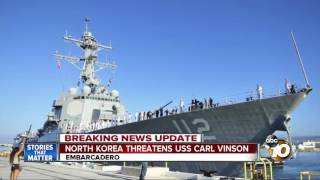 North Korea threatens USS Carl Vinson [upl. by Gretal]