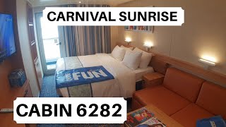 Carnival Sunrise Cabin 6282 Category 8B  Balcony Stateroom [upl. by John]