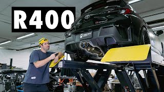 InvidiaR400 Catback Exhaust GR Corolla  UNBOXINGINSTALL  Review [upl. by Paxton]