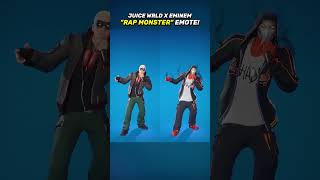 Juice Wrld x Eminem quotRap Monsterquot Emote in Fortnite shorts fortnite [upl. by Ericka265]