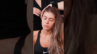 ASMR relaxing neck and facial massage for girl Lilia asmrmassage [upl. by Amron]