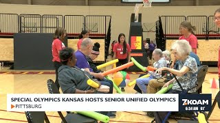 Special Olympics KS hosts Senior Unified OlympicsOct 24th [upl. by Nahtnaoj31]