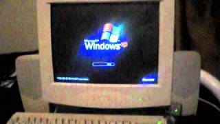 My Custom Built Computer from 2001 booting Windows XP [upl. by Ennahtebazile]