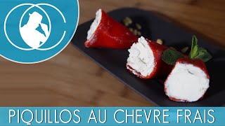 Recette  Piquillos au chèvre frais [upl. by Johannes]