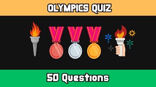 Olympics Trivia Quiz  50 Questions [upl. by Rexer4]