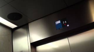 KONE HighSpeed Traction Elevator  Q1 Tower Skypoint Gold Coast QLD [upl. by Aicinat]