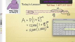 Finding Compound Interest Examples of Using the Formula [upl. by Rumilly798]