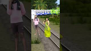 kabootari 😂 train viral video girl dancing trendingshortsfeedgirlshortsyoutubeshorts [upl. by Baerman]