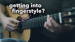 FINGERSTYLE Guitar For Absolute BEGINNERS chords and melody [upl. by Ladiv]