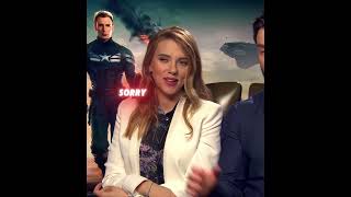 Scarlett Johansson is upset by Chris Evans quotHemsworth is best lookingquot comment  Steve Rogers Edit [upl. by Anier131]