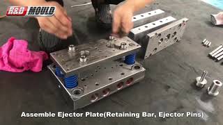 How to Assemble Plastic Injection Mold [upl. by Annoyt]