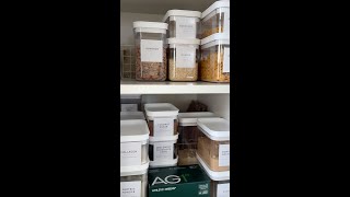 pantry organization asmr organization [upl. by Charita]