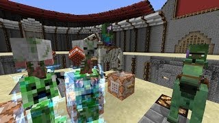 Minecraft Command Block  Zombie Mutation Spawning [upl. by Viv]