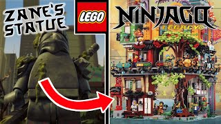 LEGO Ninjago City Gardens Back Leak  ZANES STATUE CONFIRMED [upl. by Serrell720]