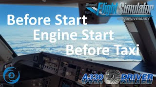 PMDG 777 Tutorial 5 Before Start Engine Start and Before Taxi Procedures  Real Airline Pilot [upl. by Calan698]