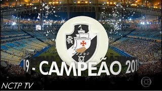 Comemoração  Vasco Campeão da Taça Guanabara 2019  Globo HD [upl. by Aidnic]